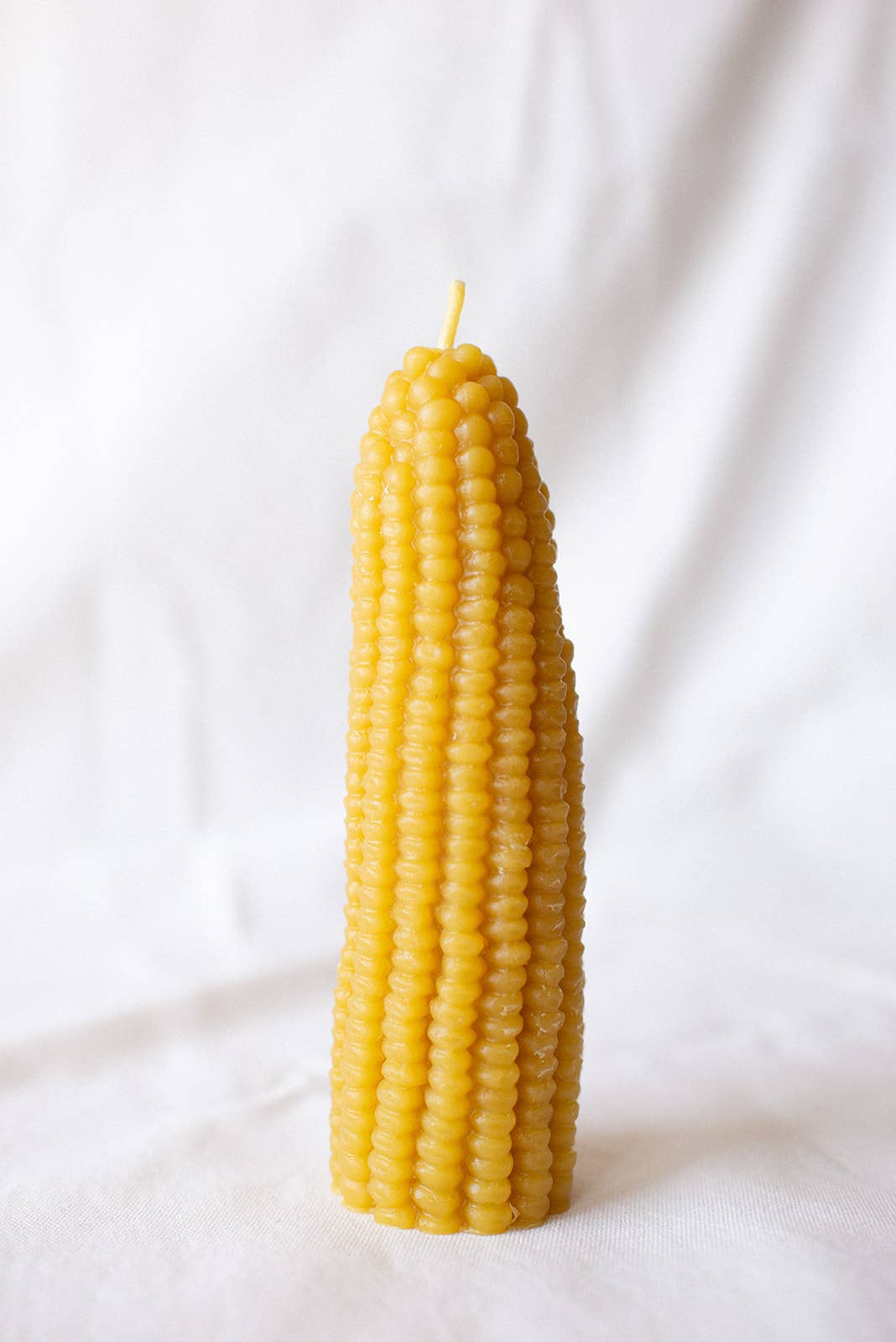 Corn Beeswax Candle : Yellow by Happy Organics